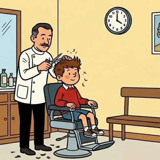 Chez le coiffeur - illustration 3