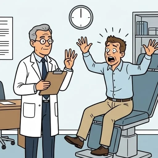 Chez le médecin : le diagnostic express - illustration 4