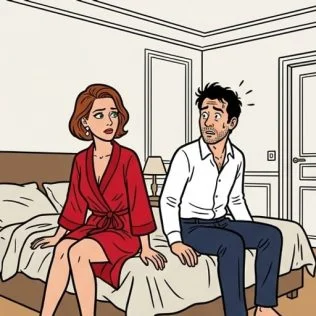 Amant dans l’appartement : la porte se met à trembler