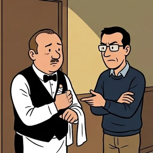 Déjeuner familial au restaurant - illustration 3