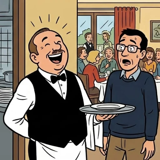 Déjeuner familial au restaurant - illustration 4
