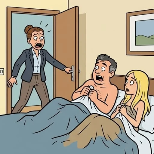 Elle trouve son mari dans leur chambre en train de faire l’am0ur avec une… — illustration 1