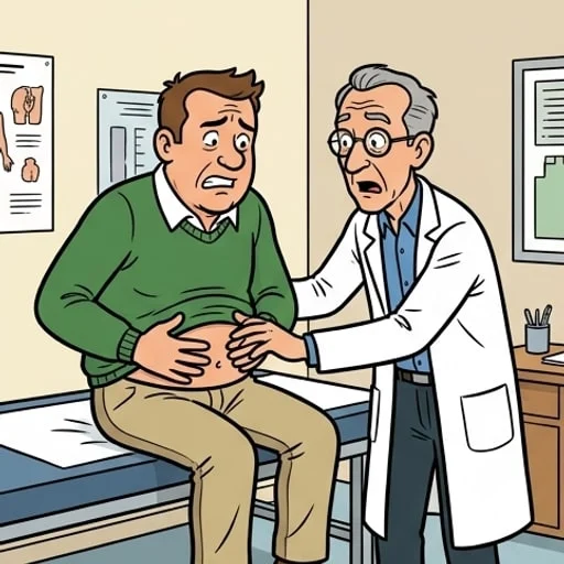 Diagnostic du médecin : une famille en fer et en bois — illustration 1