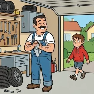 Enzo, 12 ans, fait son premier tour sans la voiture