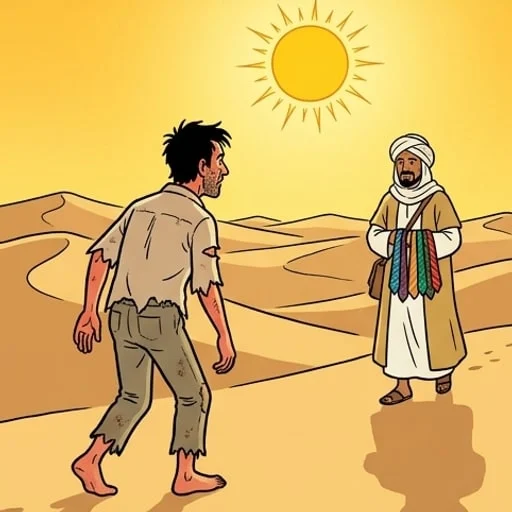 La cravate du désert - illustration 1