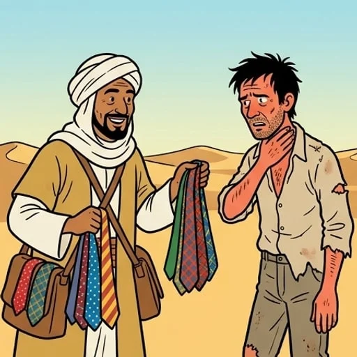 La cravate du désert - illustration 3