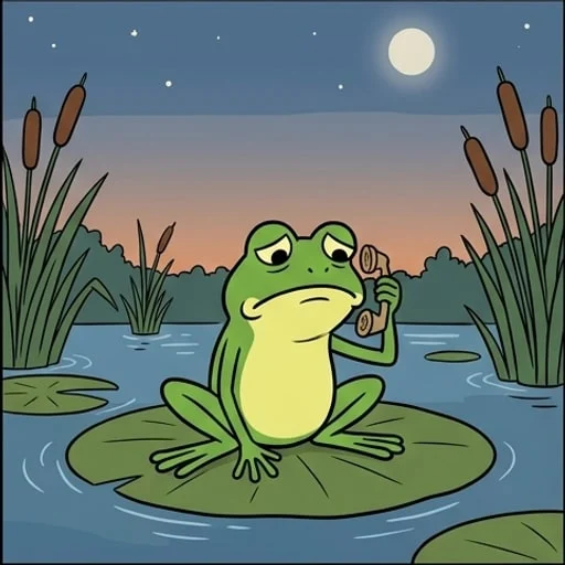 La prédiction de la grenouille — illustration 1