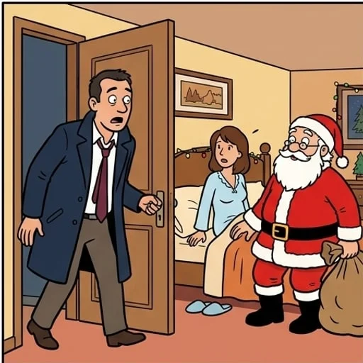 Le cadeau de Noël inattendu — illustration 1