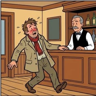 Au bar, le client voit surtout un chien à deux yeux