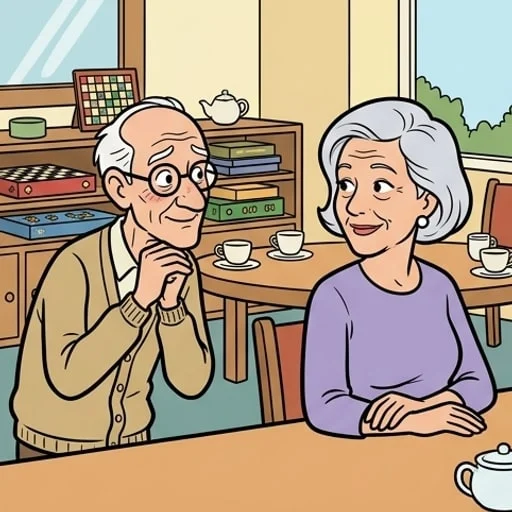 Le club du troisième âge — illustration 1
