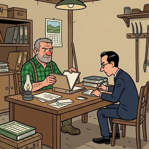 Le contrôle fiscal du fermier vosgien - illustration 2