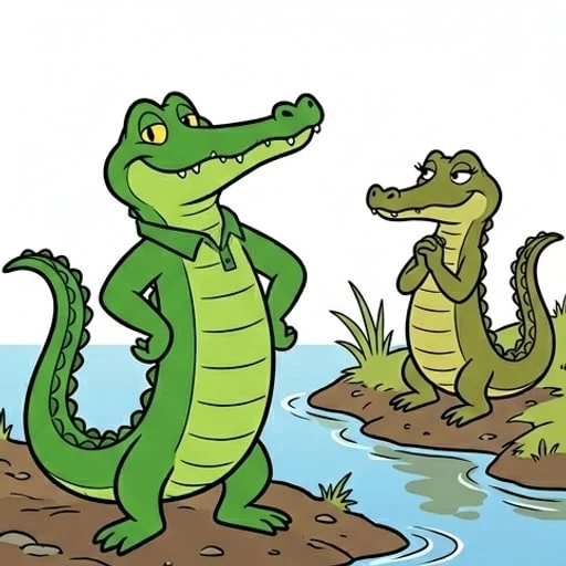 Le crocodile charmeur - illustration 2