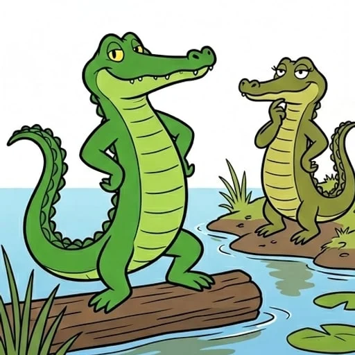 Le crocodile charmeur - illustration 3