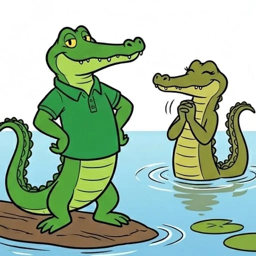 Le crocodile charmeur - illustration 4