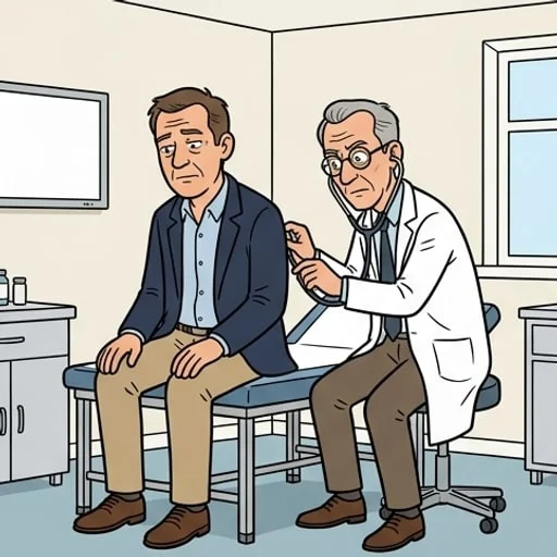 Chez le médecin, un diagnostic attendra demain — illustration 1