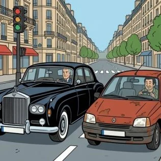 Bentley, vieille Clio et le génie d’un ami fauché