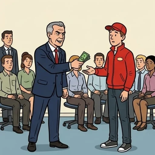 Le nouveau directeur fait un exemple - illustration 3