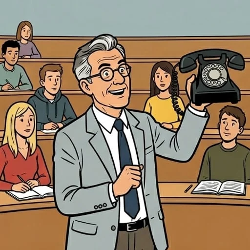 Le prof de psychologie — illustration 1