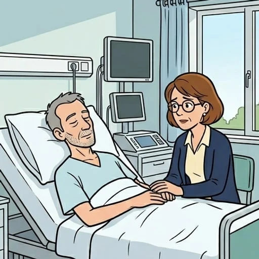 Réveil du coma : son épouse était là à chaque problème — illustration 1
