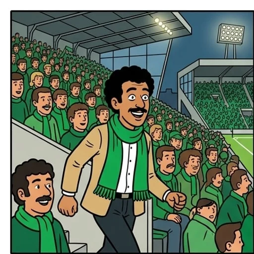 Le supporter perdu chez les Anglais — illustration 1