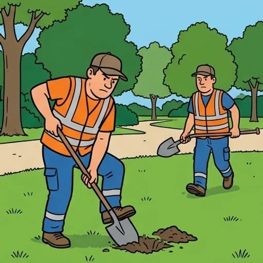 Les employés communaux du parc Borély - illustration 2