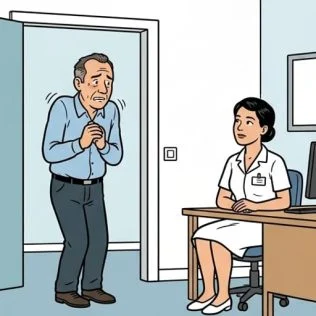 les-infirmieres-sont-supposees-ne-pas-rire-dun-mallheur-mais-lorsque-ce-patient-se-presente-panel1 Les infirmières sont supposées ne pas rire d’un mallheur, mais lorsque ce patient se présente… — illustration 1