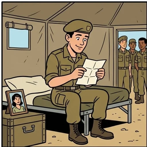 Lettre d’une copine d’un soldat — illustration 1