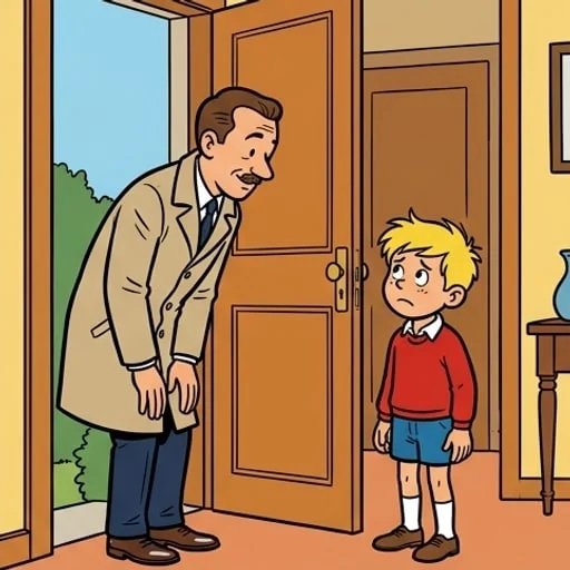 Monsieur Dupont sonne à la porte - illustration 2