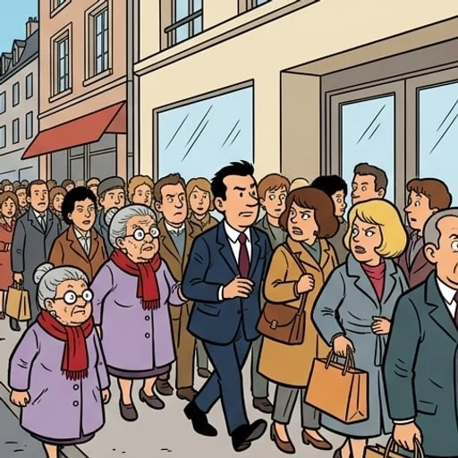 Premier jour des soldes — illustration 1