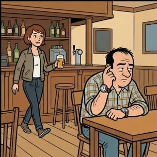 quand-une-femme-entre-dans-un-bar-panel1 Quand une femme entre dans un bar — illustration 1