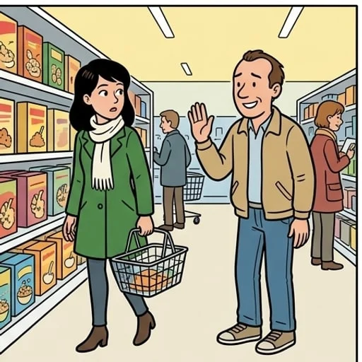 Rencontre au supermarché - illustration 2