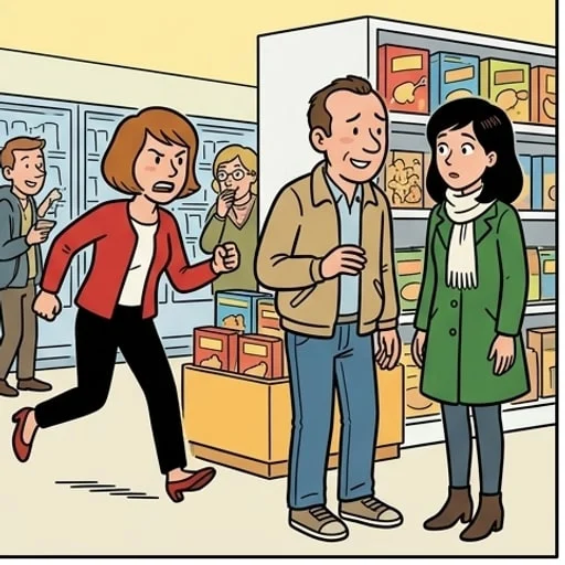 Rencontre au supermarché - illustration 4
