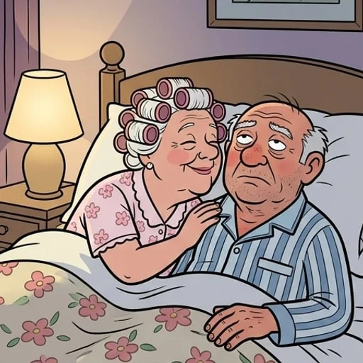 Un vieux couple — illustration 1